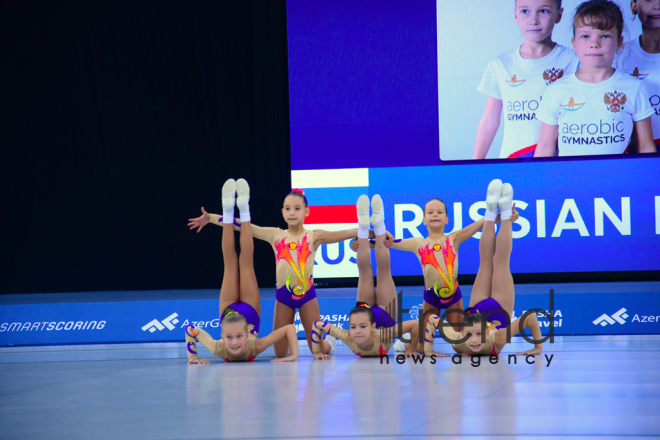 Best moments of 4th Open Azerbaijan and Baku Aerobic Gymnastics Championships .Azerbaijan. Baku.  october 8  2018