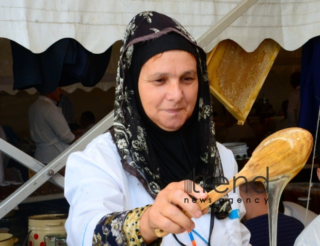 Bakıda XIX-сu bal yarmarkası keçirilir. Azərbaycan, Bakı, 8 oktyabr 2018
