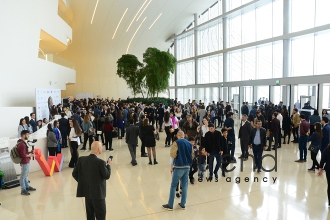 Global Influencer Day kicks off at Heydar Aliyev Center. Azerbaijan, Baku, October 27 , 2018
