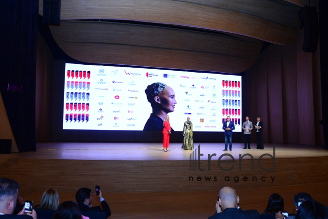 Global Influencer Day kicks off at Heydar Aliyev Center. Azerbaijan, Baku, October 27 , 2018
