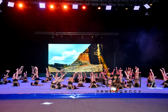 National Gymnastics Arena hosts grandiose show marking the 5th anniversary of Ojag Sport club. Azerbaijan Baku, 10 november 2018
