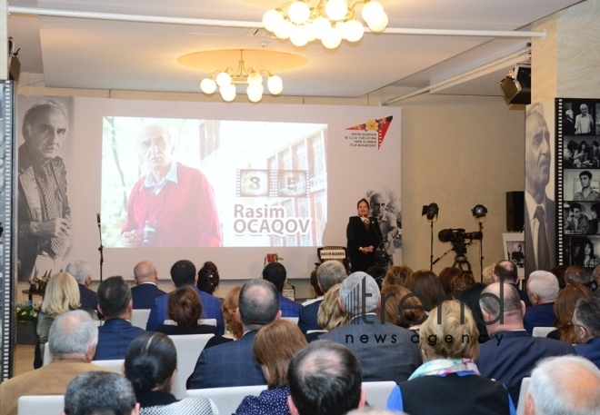 Sheki hosts ceremony of awarding winners of film and photo contest in honor of Rasim Ojagov’s 85th anniversary. Azerbaijan Sheki 24 november 2018
