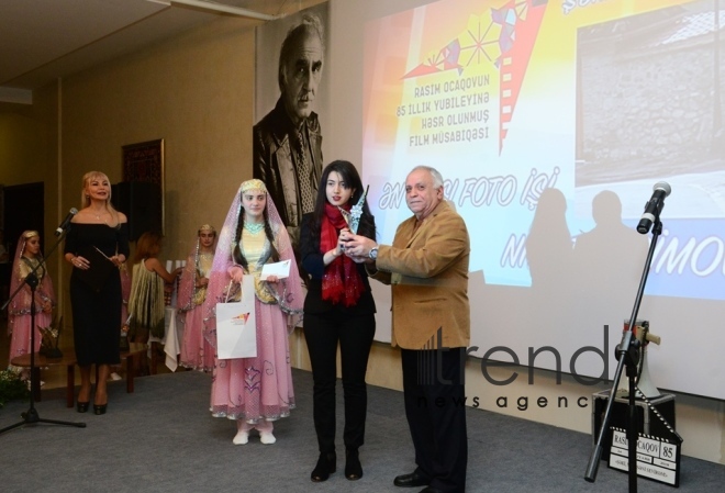 Sheki hosts ceremony of awarding winners of film and photo contest in honor of Rasim Ojagov’s 85th anniversary. Azerbaijan Sheki 24 november 2018
