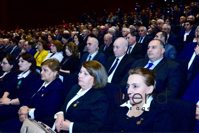 The XV Congress of Azerbaijani teachers. Azerbaijan Baku 28 november 2018
