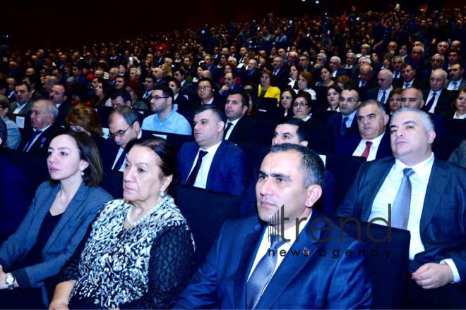 The XV Congress of Azerbaijani teachers. Azerbaijan Baku 28 november 2018
