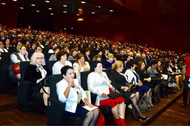 The XV Congress of Azerbaijani teachers. Azerbaijan Baku 28 november 2018
