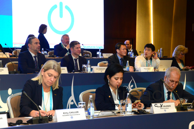 The 82nd Congress of the International Gymnastics Federation (FIG) kicked off in Baku. Azerbaijan Baku 2 December 2018