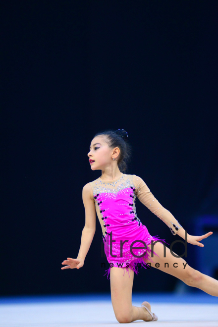 25th Championship of Azerbaijan in rhythmic gymnastics has kicked off in the National Gymnastics Arena in Baku. Azerbaijan Baku 6 December 2018
