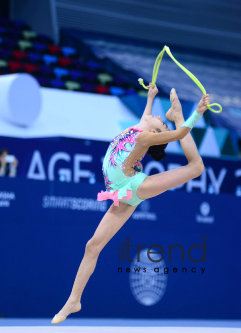 25th Championship of Azerbaijan in rhythmic gymnastics has kicked off in the National Gymnastics Arena in Baku. Azerbaijan Baku 6 December 2018
