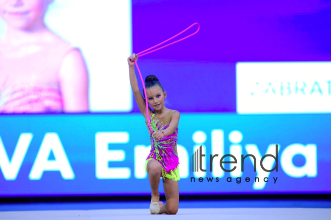 25th Championship of Azerbaijan in rhythmic gymnastics has kicked off in the National Gymnastics Arena in Baku. Azerbaijan Baku 6 December 2018
