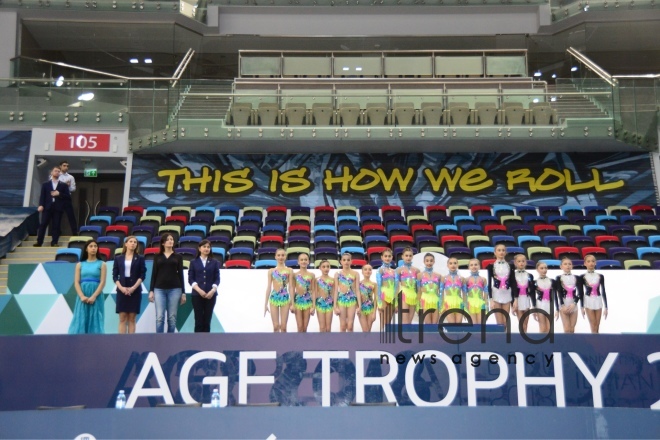 25th Championship of Azerbaijan in rhythmic gymnastics has kicked off in the National Gymnastics Arena in Baku. Azerbaijan Baku 6 December 2018
