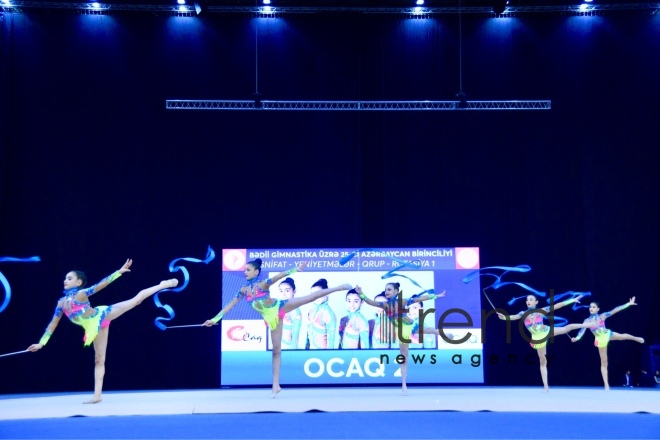 25th Championship of Azerbaijan in rhythmic gymnastics has kicked off in the National Gymnastics Arena in Baku. Azerbaijan Baku 6 December 2018
