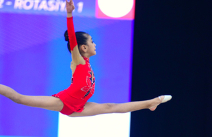 25th Championship of Azerbaijan in rhythmic gymnastics has kicked off in the National Gymnastics Arena in Baku. Azerbaijan Baku 6 December 2018
