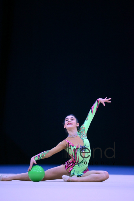 Second day of 25th Azerbaijan Championship in Rhythmic Gymnastics kicks off in Baku. Azerbaijan Baku 7 December 2018
