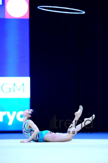 Best moments of 25th Azerbaijan Championship in Rhythmic Gymnastics in Baku. Azerbaijan Baku 10 December 2018
