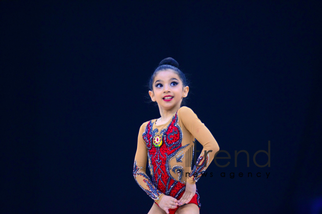 Best moments of 25th Azerbaijan Championship in Rhythmic Gymnastics in Baku. Azerbaijan Baku 10 December 2018
