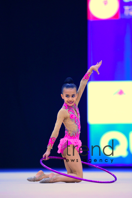 Best moments of 25th Azerbaijan Championship in Rhythmic Gymnastics in Baku. Azerbaijan Baku 10 December 2018
