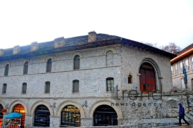 Fascinating view from Azerbaijan’s Sheki.Azerbaijan Sheki 17 December 2018