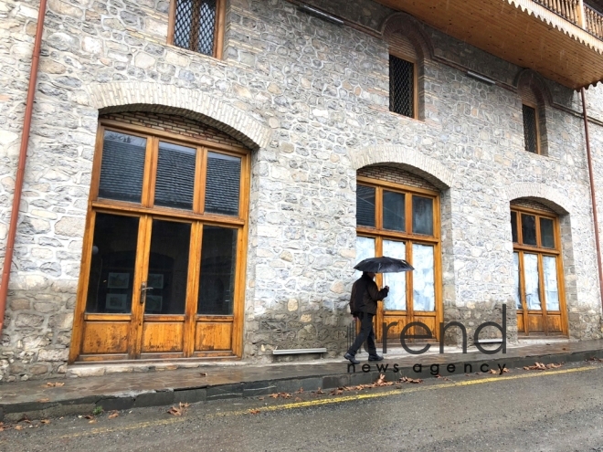 Fascinating view from Azerbaijan’s Sheki.Azerbaijan Sheki 17 December 2018