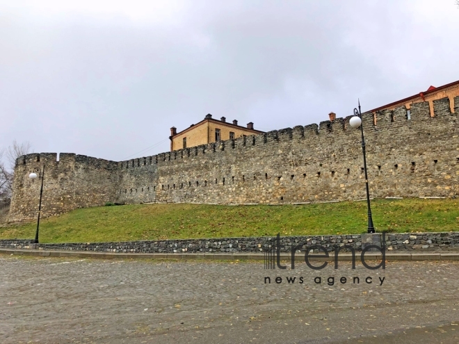 Fascinating view from Azerbaijan’s Sheki.Azerbaijan Sheki 17 December 2018