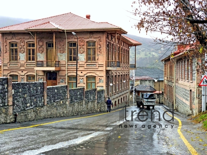 Fascinating view from Azerbaijan’s Sheki.Azerbaijan Sheki 17 December 2018