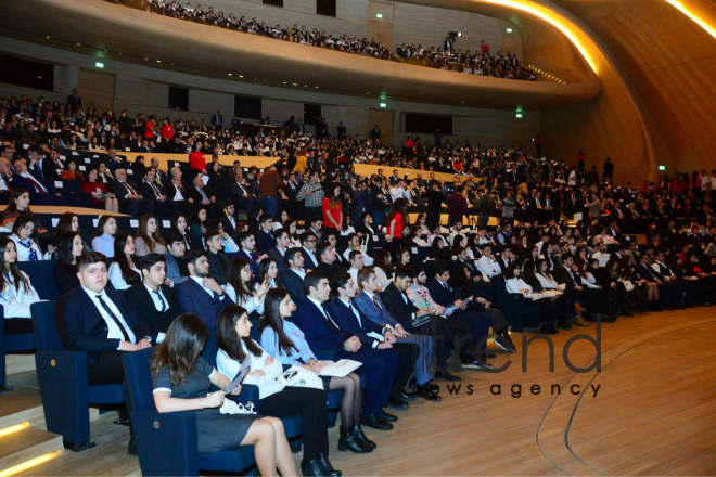 II Congress of Azerbaijani students. Azerbaijan Baku 21 December 2018