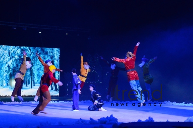 Amazing show “Snow White and the Seven Dwarfs” at Azerbaijan’s National Gymnastics Arena. Azerbaijan Baku 23  December 2018