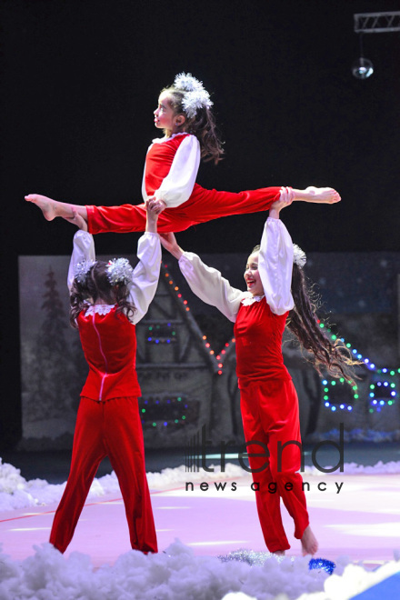 Amazing show “Snow White and the Seven Dwarfs” at Azerbaijan’s National Gymnastics Arena. Azerbaijan Baku 23  December 2018