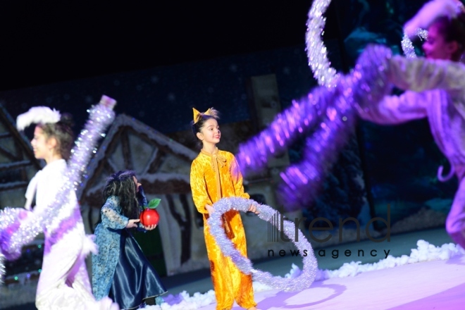 Amazing show “Snow White and the Seven Dwarfs” at Azerbaijan’s National Gymnastics Arena. Azerbaijan Baku 23  December 2018