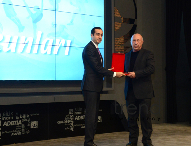 Azerbaijan’s Ministry of Youth and Sports awards best sportsmen of 2018. Azerbaijan Baku 26 December 2018
