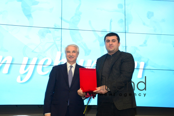 Azerbaijan’s Ministry of Youth and Sports awards best sportsmen of 2018. Azerbaijan Baku 26 December 2018
