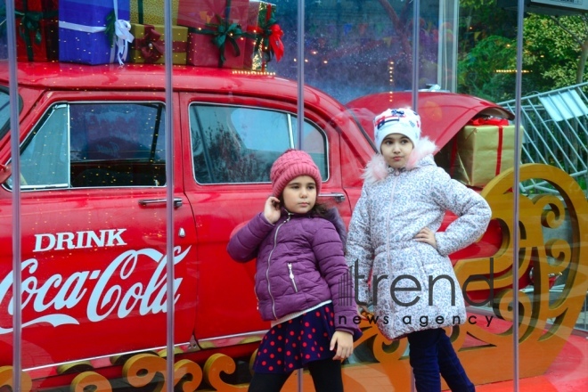 Bakı Yeni il ərəfəsində .Azərbaycan. Bakı 28 dekabr 2018 