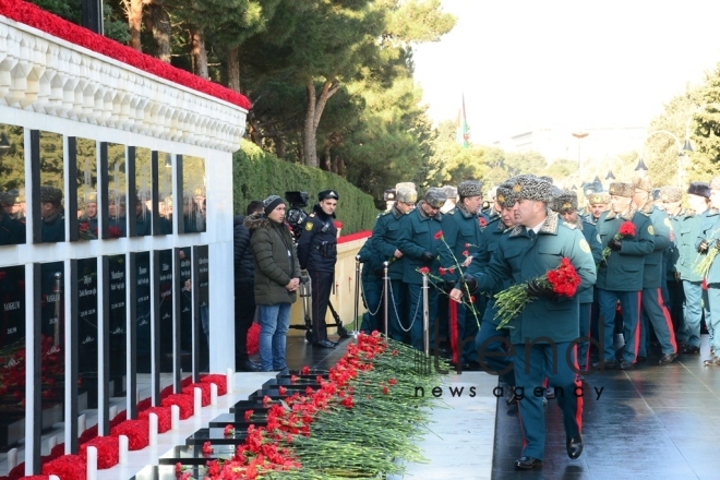 Azerbaijan commemorates 29th anniversary of January 20 tragedy. Azerbaijan, Baku, january 20, 2019