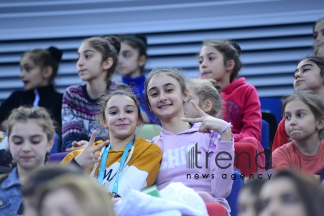 Best moments of FIG Artistic Gymnastics Individual Apparatus World Cup in Baku. Azerbaijan Baku 16 March 2019