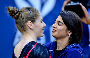 Best moments of FIG Artistic Gymnastics Individual Apparatus World Cup in Baku. Azerbaijan Baku 16 March 2019