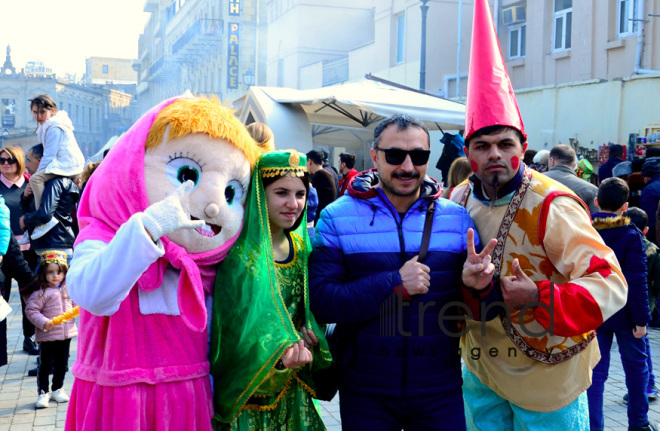 Nationwide festivities on the occasion of Novruz continue in Baku. Azerbaijan Baku 24 match 2019
