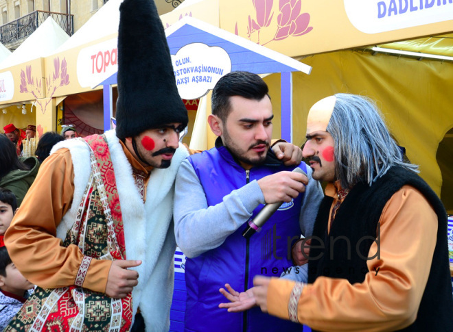 Nationwide festivities on the occasion of Novruz continue in Baku. Azerbaijan Baku 24 match 2019
