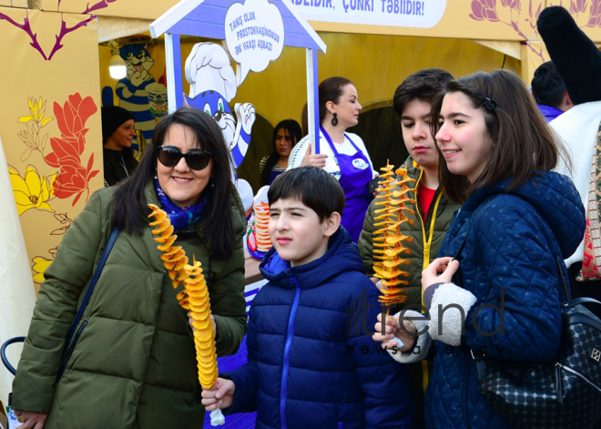 Nationwide festivities on the occasion of Novruz continue in Baku. Azerbaijan Baku 24 match 2019
