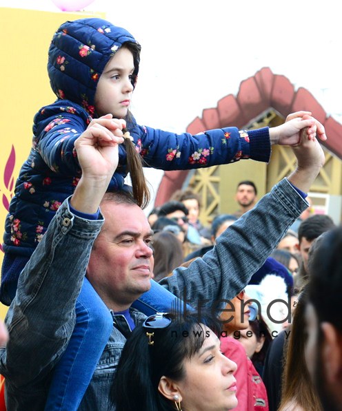 Nationwide festivities on the occasion of Novruz continue in Baku. Azerbaijan Baku 24 match 2019
