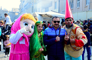 Bakıda Novruz  festivalı davam edir.Azərbaycan Bakı 24 mart 2019