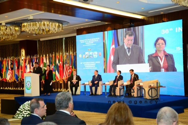 The 36th International Drug Enforcement Conference is being held in Baku.Azerbaijan Baku 15 April 2019