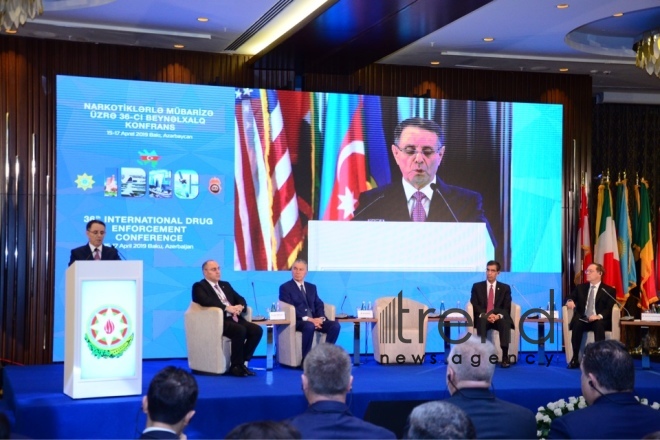 The 36th International Drug Enforcement Conference is being held in Baku.Azerbaijan Baku 15 April 2019