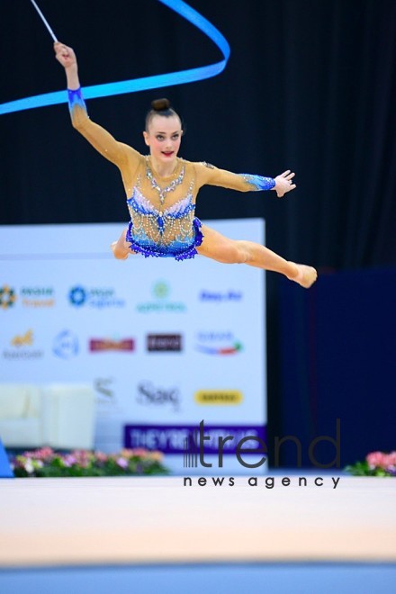 AGF 2nd Junior Trophy in Rhythmic Gymnastics tournament starts in Baku .Azerbaijan Baku 20 April 2019

