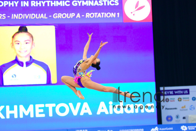 Bakıda bədii gimnastika üzrə 2-ci AGF Junior Trophy beynəlxalq turnirinə start verilib.Azərbaycan Bakı 20 aprel 2019