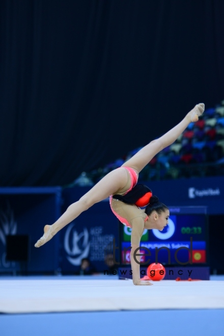 AGF 2nd Junior Trophy in Rhythmic Gymnastics tournament starts in Baku .Azerbaijan Baku 20 April 2019

