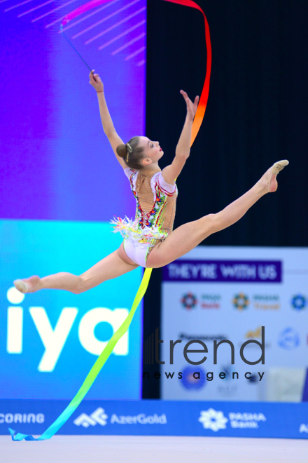 Bakıda bədii gimnastika üzrə 2-ci AGF Junior Trophy beynəlxalq turnirinə start verilib.Azərbaycan Bakı 20 aprel 2019