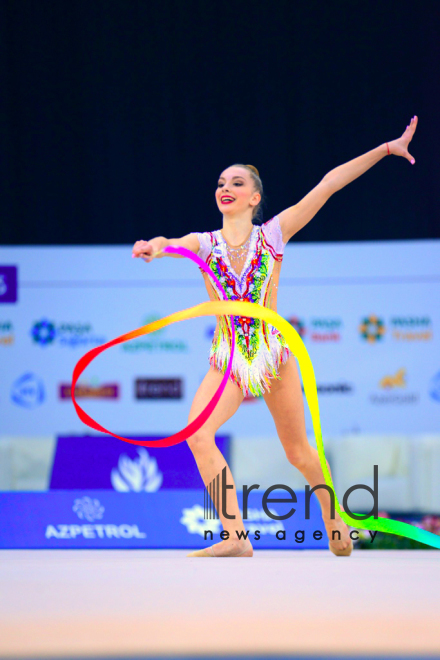 AGF 2nd Junior Trophy in Rhythmic Gymnastics tournament starts in Baku .Azerbaijan Baku 20 April 2019

