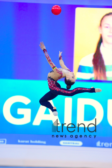 Bakıda bədii gimnastika üzrə 2-ci AGF Junior Trophy beynəlxalq turnirinə start verilib.Azərbaycan Bakı 20 aprel 2019