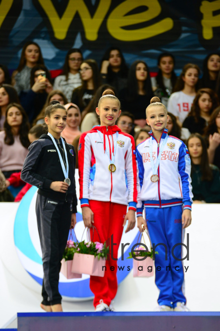 AGF 2nd Junior Trophy in Rhythmic Gymnastics tournament starts in Baku .Azerbaijan Baku 20 April 2019

