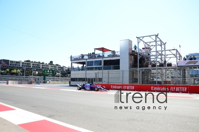 Bakıda Formula 1 Azərbaycan Qran Prisinin təntənəli açılış mərasimi və pilotların paradı keçirilib.Azərbaycan Bakı 28 aprel 2019